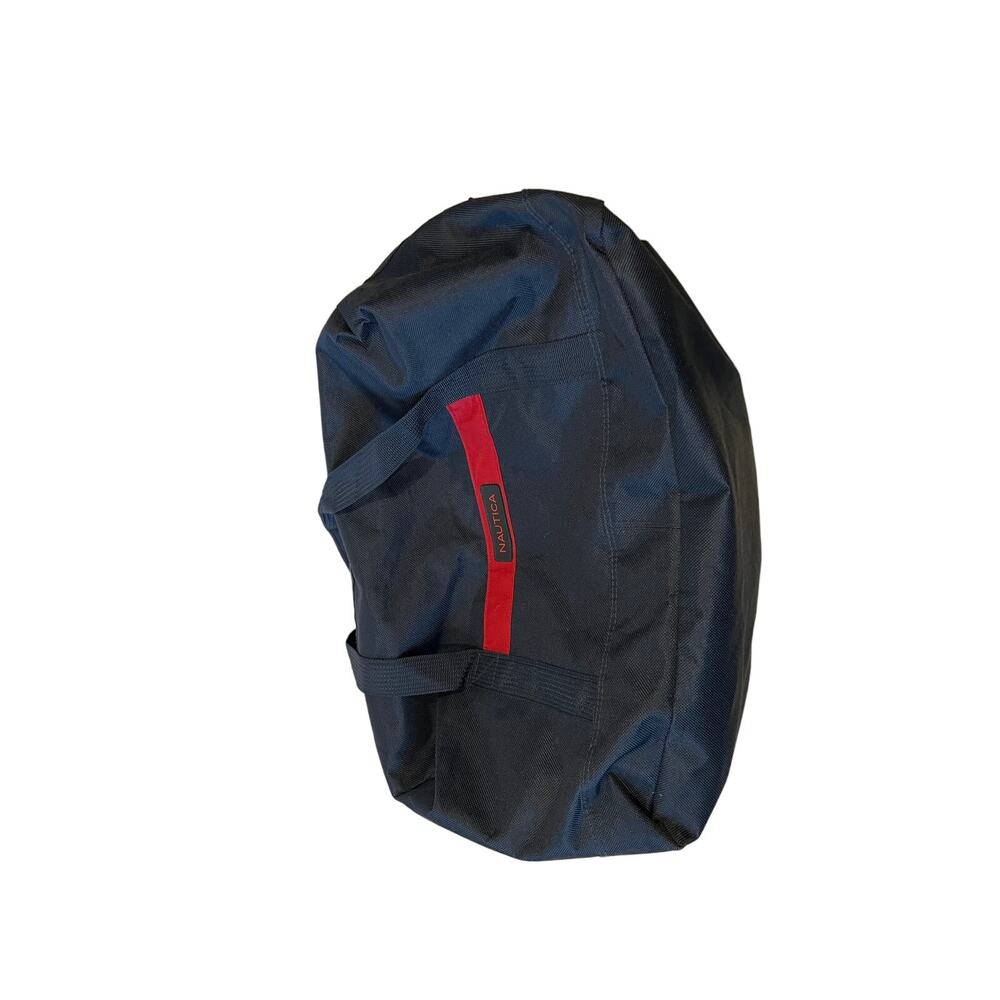 Nautica Red Blue Duffel 20x12x12